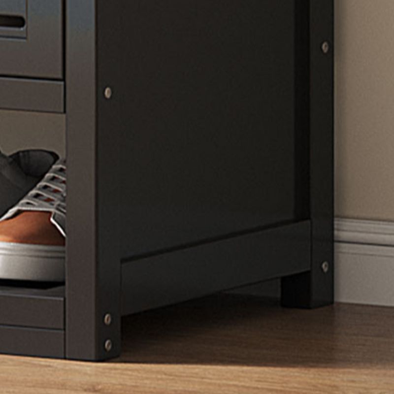 Matte Black Bambusa 8-tier/7-tier Shoe Stack with Dustproof Cover