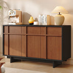 Trendy Wardrobe Chest Of Drawers with 2 Cabinets and 2 Interior Shelves