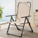 Contemporary Solid Color Arm Recliner with Alloy Frame, Non Rocking Base, Locking Back Angle, and Independent Back Movement