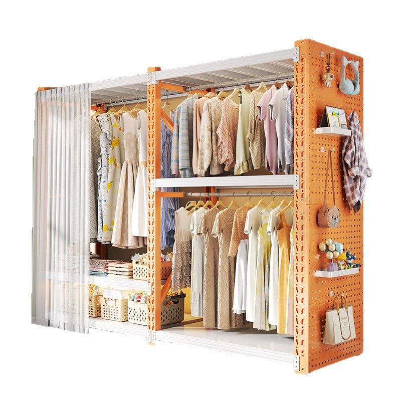 Simplistic Steel Hall Rack with Repository Storage