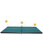 Indoor Ping Pong Table with Olive Green Synthetic Laminate Top, Includes Table Tennis Paddle