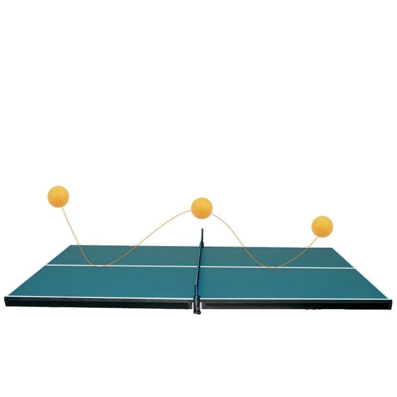Indoor Ping Pong Table with Olive Green Synthetic Laminate Top, Includes Table Tennis Paddle