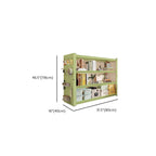 Light Green Modern Steel Tower Shelf with Alterable Shelf and Unfixed Installation
