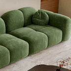 Versatile Black/Light Gray/Sage Standard Sofa/Loveseat with Arm and Concealed Support