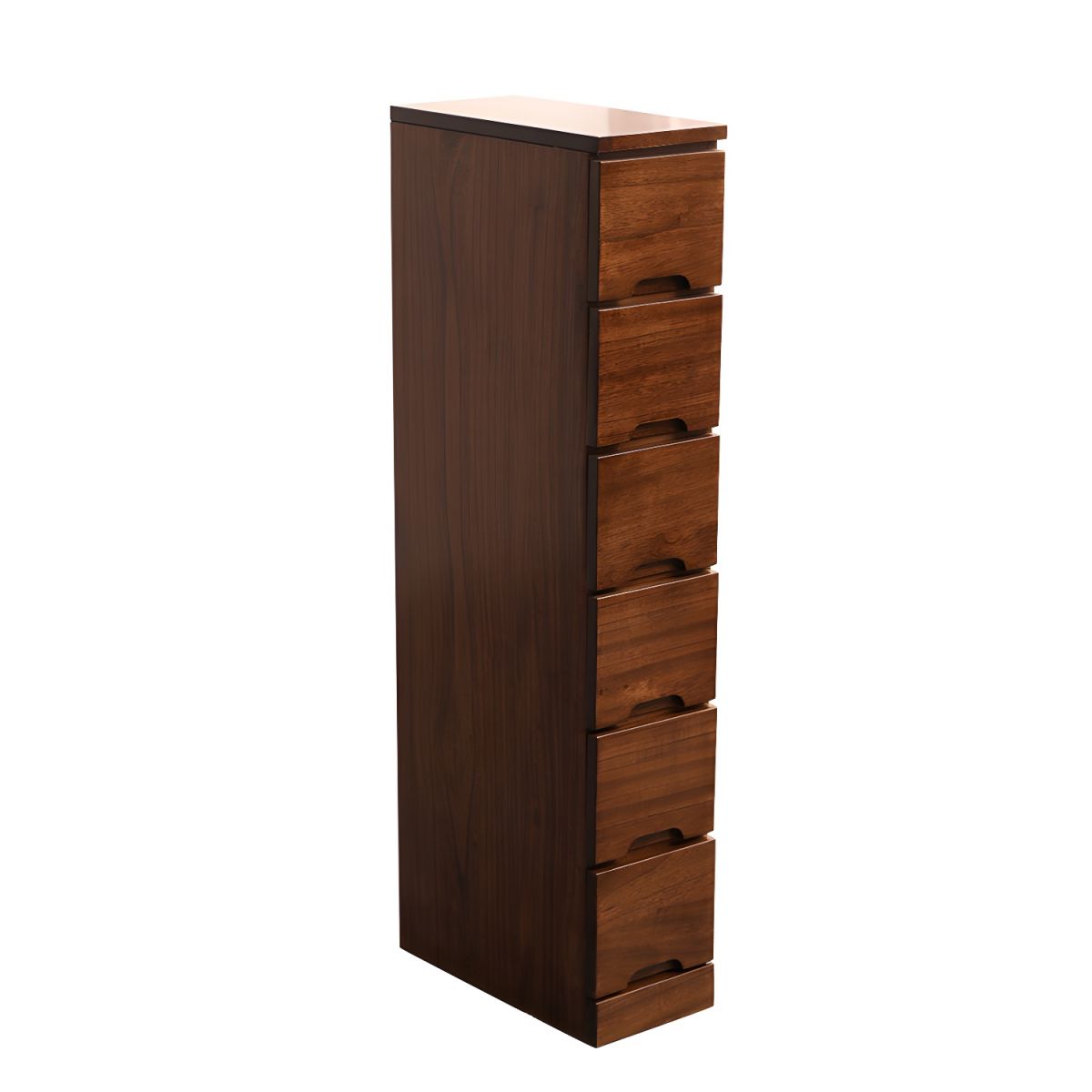 Modern Simple Style 16" Wide Solid Wood Filing Cabinet with Drawers for Home Office