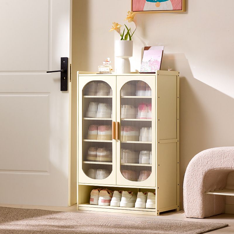 Modern 7-tier/6 Tiers Dustproof Bambusa Shoes Closet with Storage