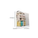 Casual Rectangle Cabinet Shelf with 5 Tiers/4 Tiers/3 Tiers Options