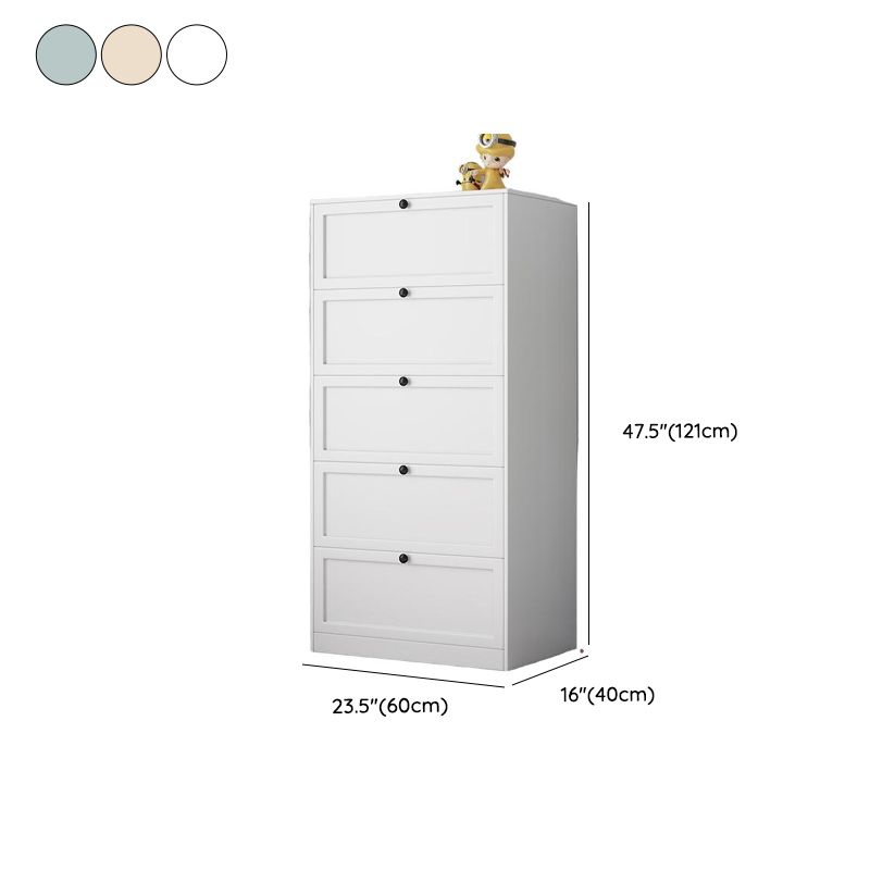 Trendy Steel Semainier/Bachelor Chest with 5/4/3 Drawers in Vertical/Horizontal Orientation