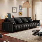 Black Standard/Single Sofa with Arm and 4/3/1 Pillows