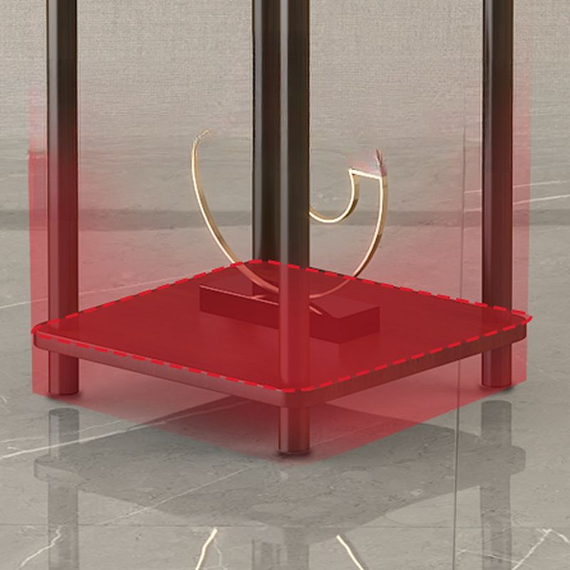 1 Piece Set 2 Tiers/3 Tiers Wooden Square Plant Stand Side Table with 2 Shelves/3 Shelves and Legs