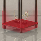 1 Piece Set 2 Tiers/3 Tiers Wooden Square Plant Stand Side Table with 2 Shelves/3 Shelves and Legs