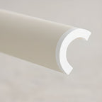 Backless Stool with Synthetic Material Frame