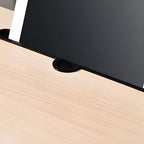 Modern Speaker Stand with Adaptable Height and Rollers