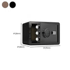 Steel Security Safe with Battery, Pry Resistant, Lockable with Keys and Interior Lining
