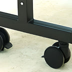 Compact Indoor Timber Ping Pong Table in Ink with Foldable Design