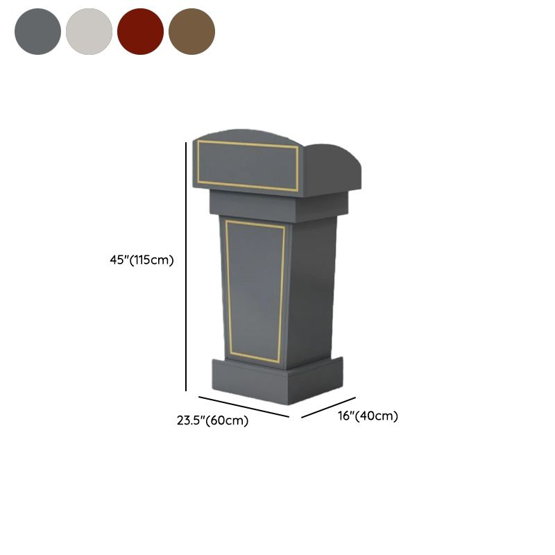 Glam/Modern Engineered Wood Full Podium with Storage