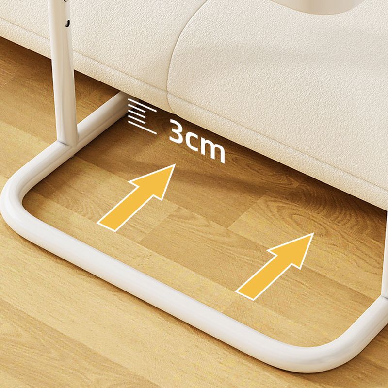 Casual Adjustable Height Laptop Cart with Casters and Ergonomic Tilt