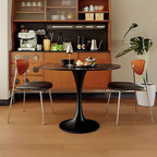 Laminate Dining Table with Pedestal Base, No Extra Durability, Available as 2-seater/4-seater