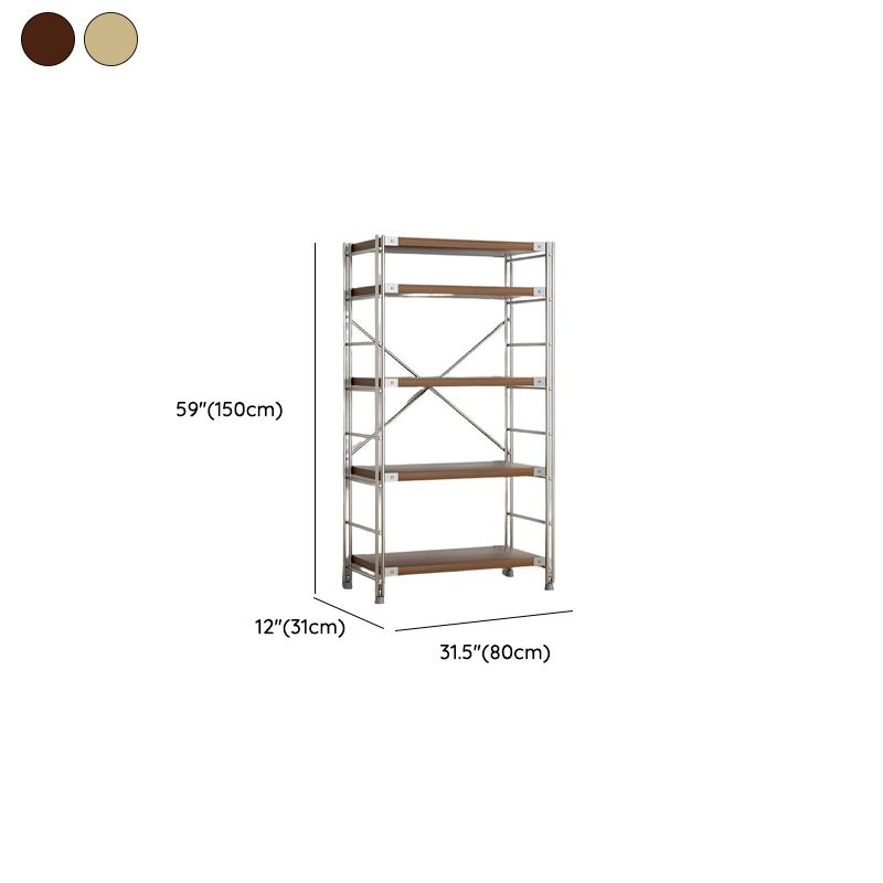 Minimalist Steel Pallet Storage Rack with Flexible Shelves, Free Standing