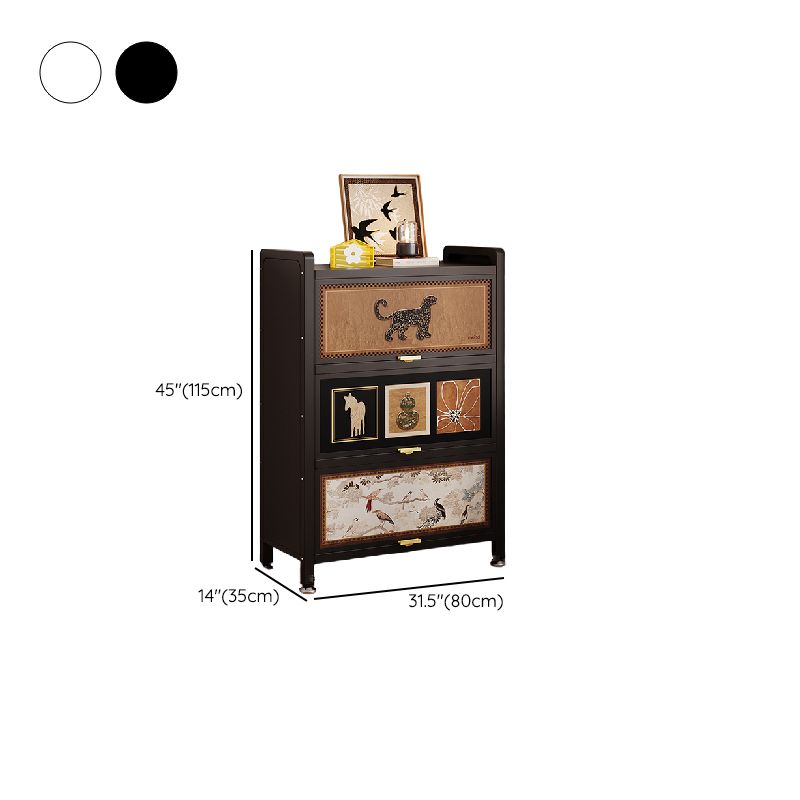 Detached Accent Cabinet with Damp-proof Steel Countertop