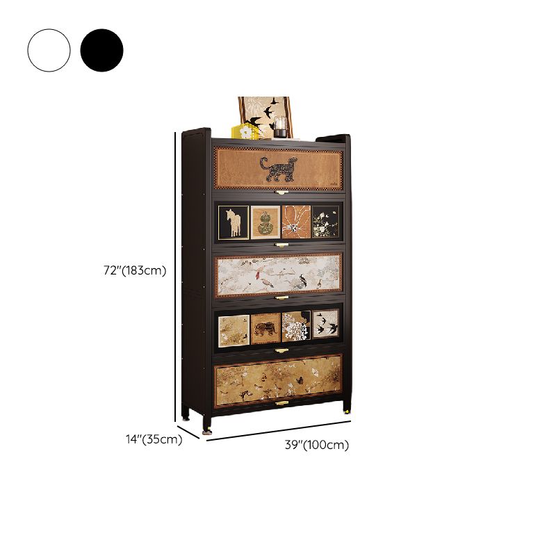 Detached Accent Cabinet with Damp-proof Steel Countertop