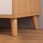Modish Laminate Nightstand With Drawer Organization