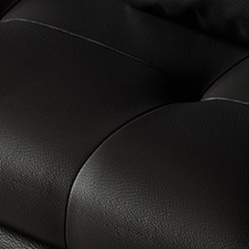 Modish Solid Color Scratch-immune Standard Sofa with Flared Arm and 2 Pillows for 4-seater/5 Person/3-seater