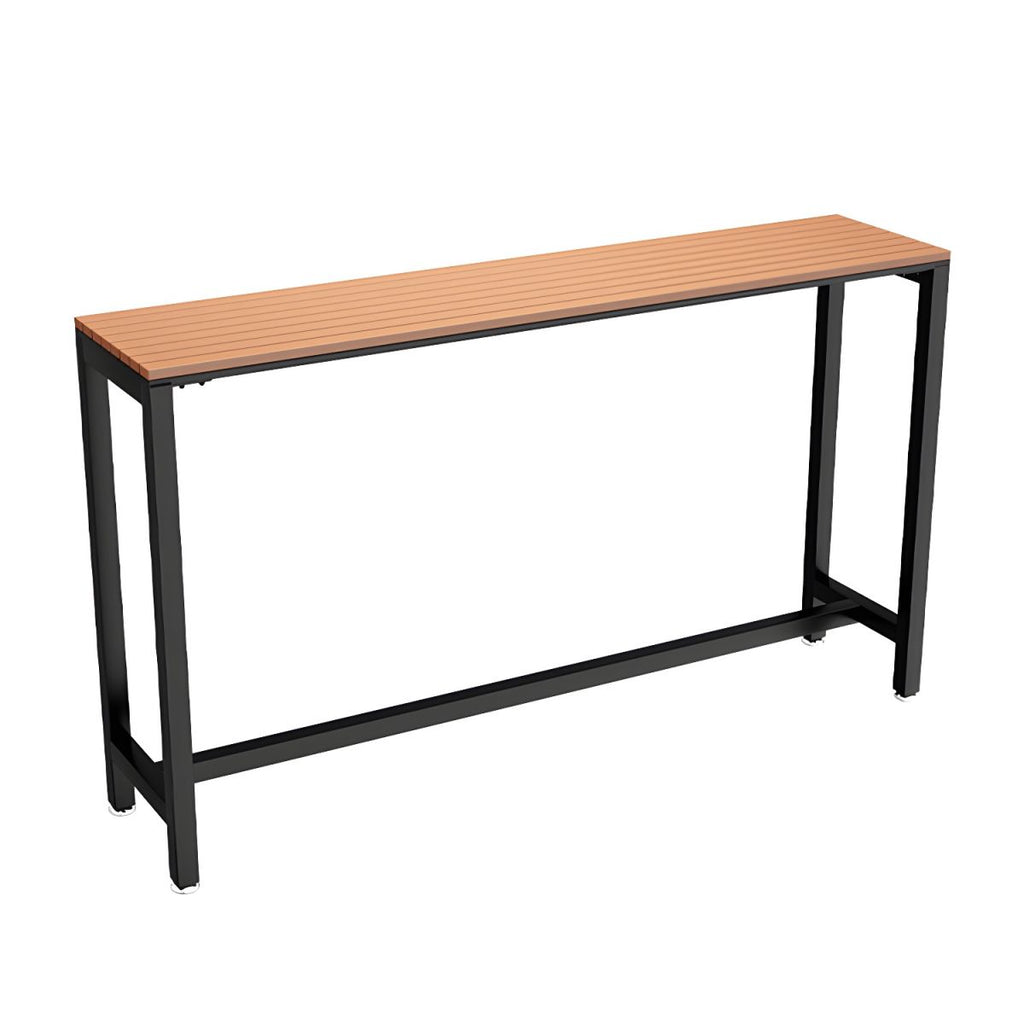 Outdoor 1/2/4/5 Pieces Counter Set Rectangle Industrial Metal Bar Pub Table Set