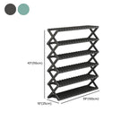 Art Deco Bambusa Rectangle Shoe Rack with 6/4/5 Shelves, Capacity for 1-30 Pairs, Drawing Room
