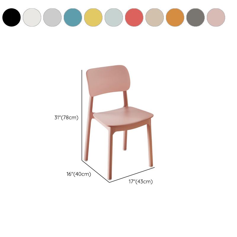 Art Deco Parlor Side Chair with Ventilated Back, Ink/Dark Gray/White Synthetic Material Legs, Pile-upon-able, and Foot Pads