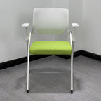 Casual Light Blue/Light Green/Apricot Color Upholstered Ergonomic Office Chairs with Arms