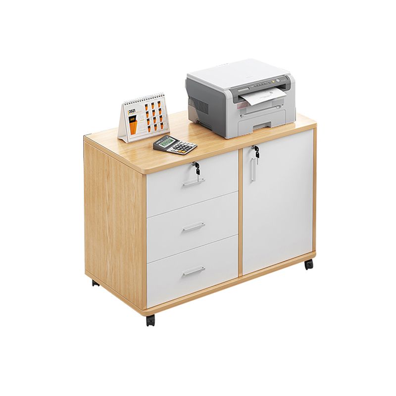 Scratch Resistant Base Cabinet with Transportable Stockroom and 2-Wide/3-Wide Compartments