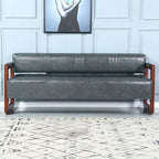 Modish Pu Leather Single Sofa/Loveseat/Sofa with Arms & Legs