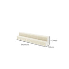 40 to 49 in/20 to 29 in L x Up to 19 in W x 10 to 19 in/Up to 9 in H White Folding Unfinished Display Table with Single Pedestal Base