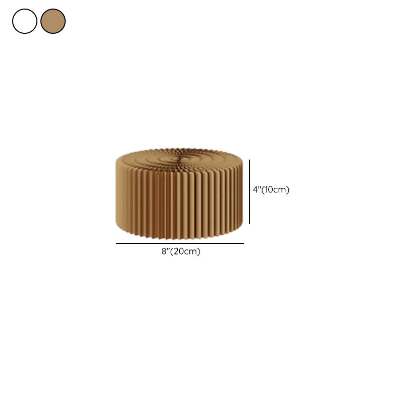 Environmentally Friendly Orbicular Display Table with Stump Base, Up to 19 in Height, Unfinished Finish