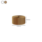 Environmentally Friendly Orbicular Display Table with Stump Base, Up to 19 in Height, Unfinished Finish