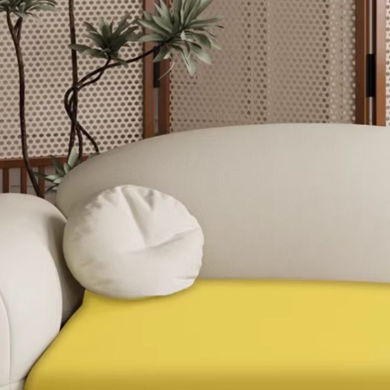 Versatile Grey/Blush/Amber Flannel Standard Sofa/Loveseat with Arm and Concealed Support