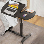 Metal Laptop Cart with Pop Up Foldable Feature and Lifting Airlift