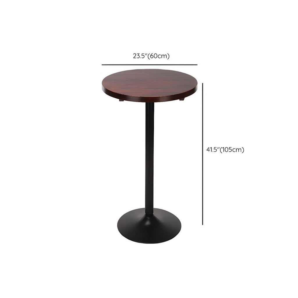 Round Counter Height Set Solid Wood 1/3 Pieces Pub Table Set
