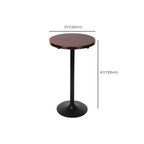 Round Counter Height Set Solid Wood 1/3 Pieces Pub Table Set