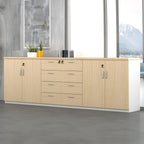 Modern Cabinet Wood with Locking Drawers and Storage Lateral File Cabinet