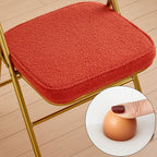 Contemporary Side Chair with Ventilated Back, Compact Foldable Design, Upholstered Metal Frame for Linoleum