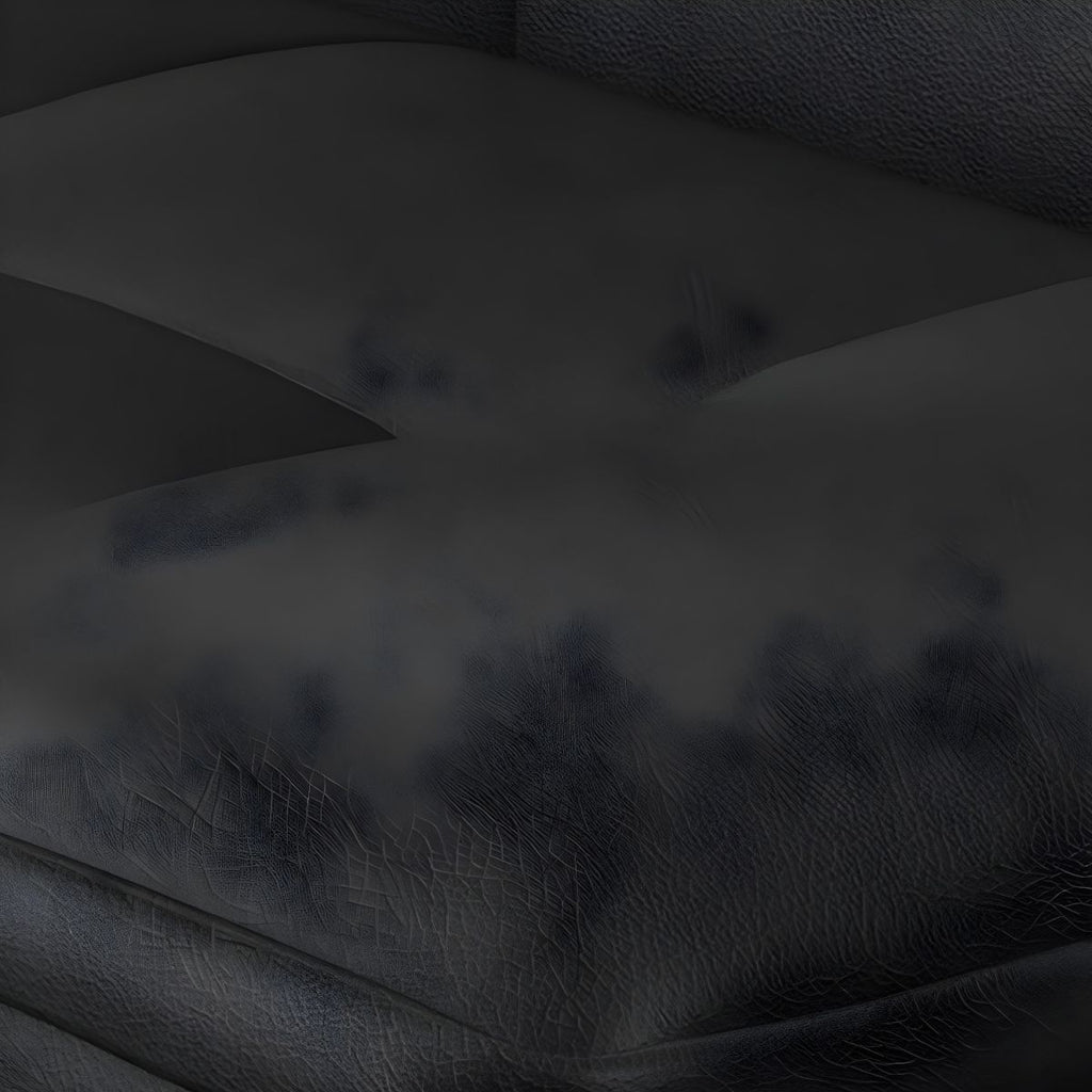 75"Modern Minimalist Armless Foldable Sleeper Leather Settee