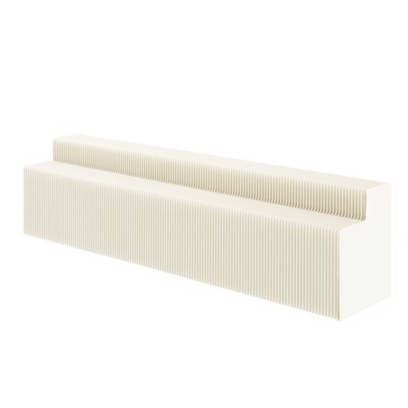 50 in & above L x 20 to 29 in/Up to 19 in W x 30 to 39 in/40 in & above/20 to 29 in H White Rectangular Unfinished Folding Display Table in Paper