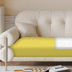Modish Solid Color Stain Resistant Standard Sofa/Loveseat for 3-seater/4-seater/5 Person