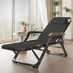 Simple Black/Peony/Grey Striped/Tartan/Solid Color Recliner Chair with Locking Back Angle, Metal Non Rocking Base and Independent Foot Movement