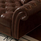 Modish Solid Color Water Resistant Standard Sofa in Midnight Black/Jade Green/Espresso, Seats 3/2-seater with 1 Pillow