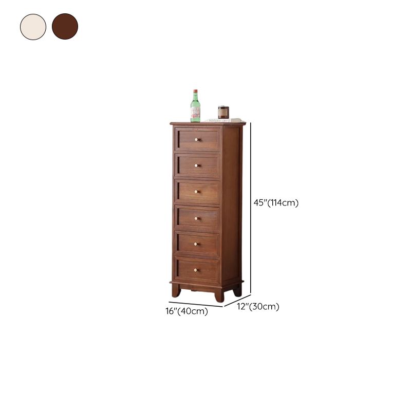 Minimalist Wood Bachelor Chest with 4 Drawers/5 Drawers/6 Drawers Vertical