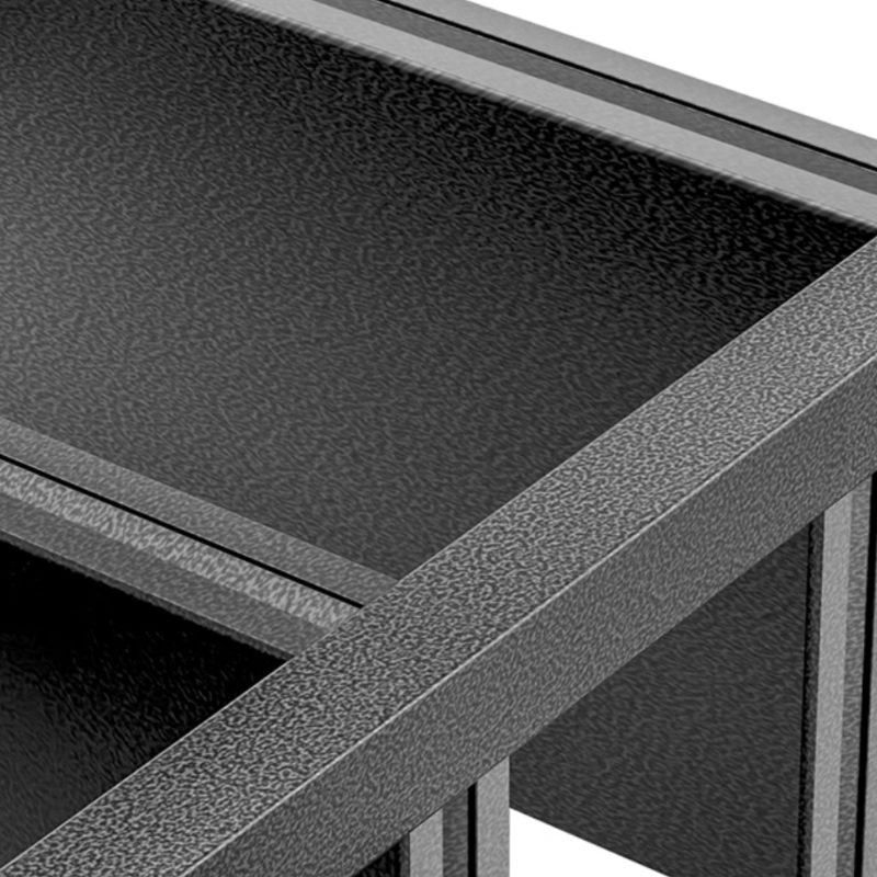 Ink Minimalist Warehouse Storage Rack with Shelves, Steel Frame, Detached Installation