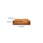 Modish Solid Color Water Resistant Standard Sofa/Single Sofa in Light Brown with 4-seater/5 Person/1 Person Capacity and 2 Pillows/1 Pillow